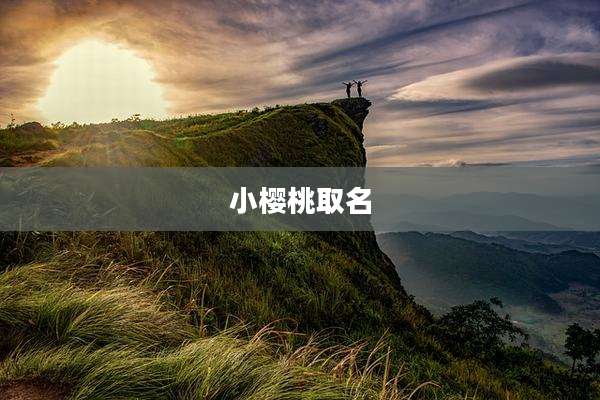 小樱桃取名