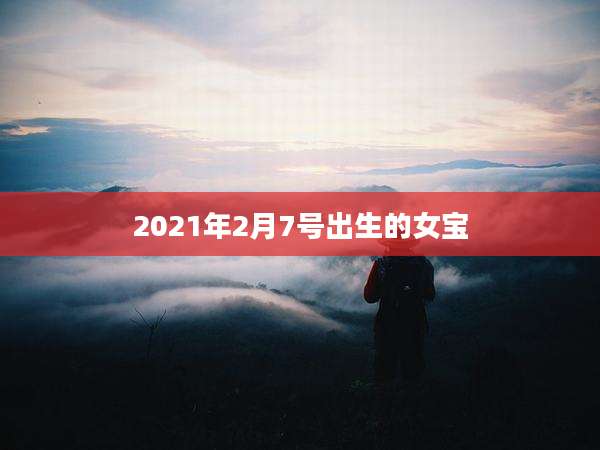 2021年2月7号出生的女宝
