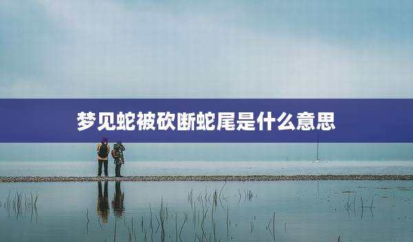梦见蛇被砍断蛇尾是什么意思