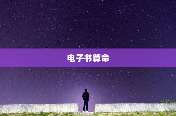 电子书算命