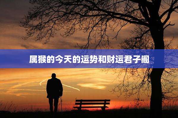 属猴的今天的运势和财运君子阁