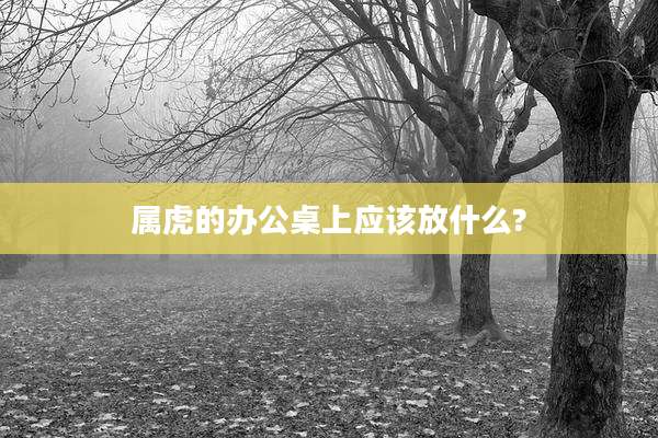 属虎的办公桌上应该放什么?