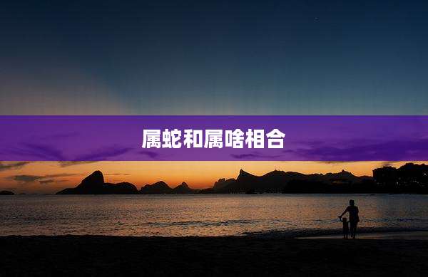 属蛇和属啥相合