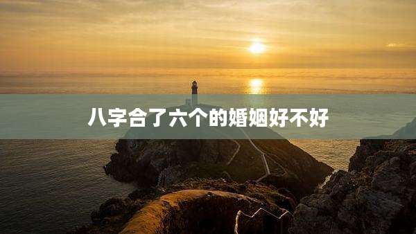 八字合了六个的婚姻好不好
