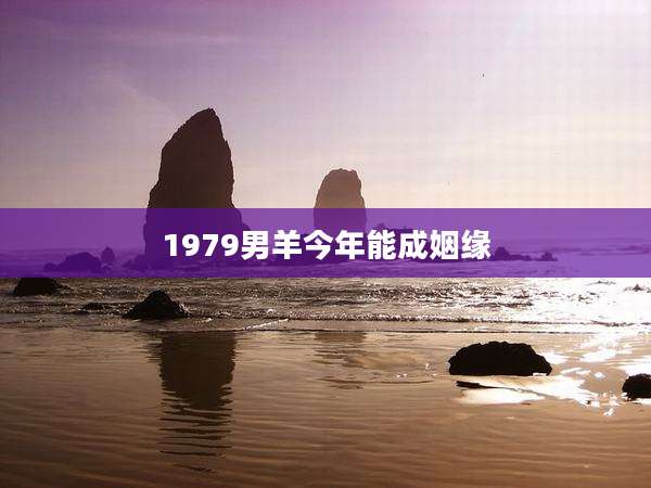 1979男羊今年能成姻缘