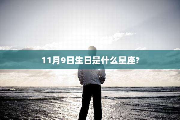 11月9日生日是什么星座?