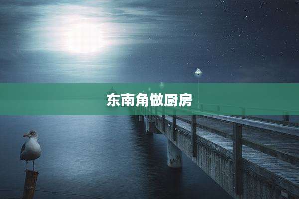 东南角做厨房