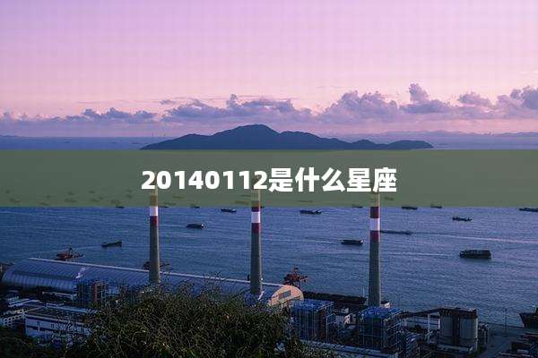 20140112是什么星座