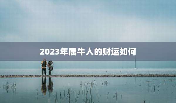 2023年属牛人的财运如何