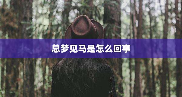 总梦见马是怎么回事