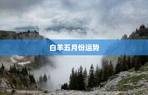 白羊五月份运势