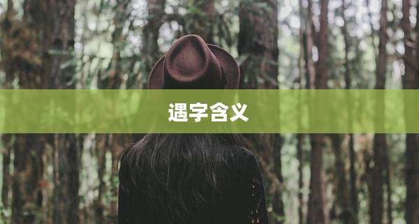 遇字含义