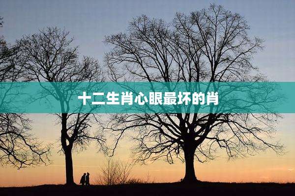 十二生肖心眼最坏的肖