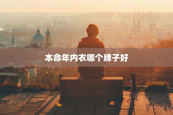 本命年内衣哪个牌子好
