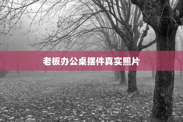 老板办公桌摆件真实照片