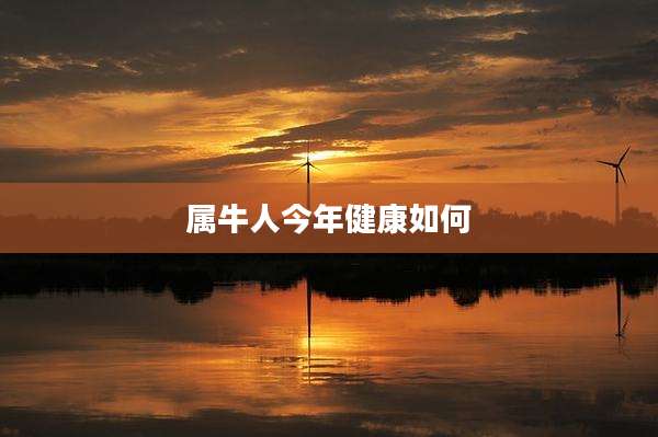 属牛人今年健康如何