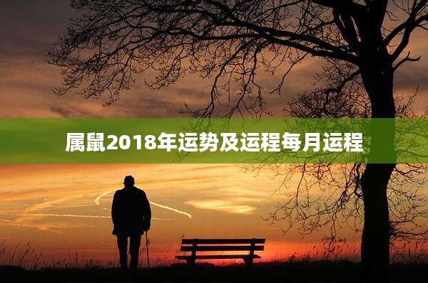 属鼠2018年运势及运程每月运程