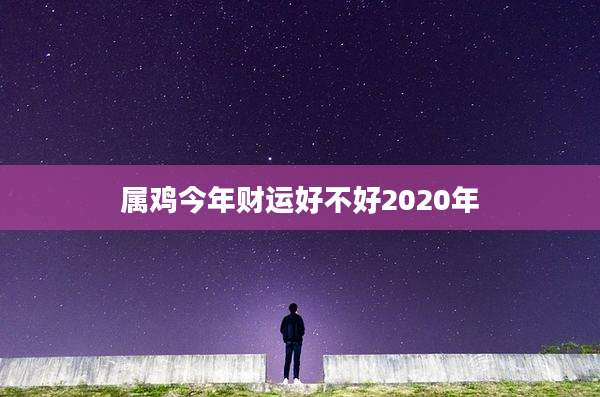 属鸡今年财运好不好2020年