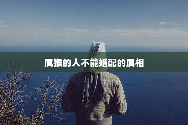 属猴的人不能婚配的属相