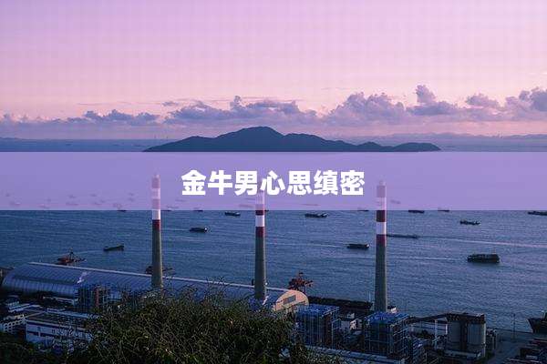 金牛男心思缜密
