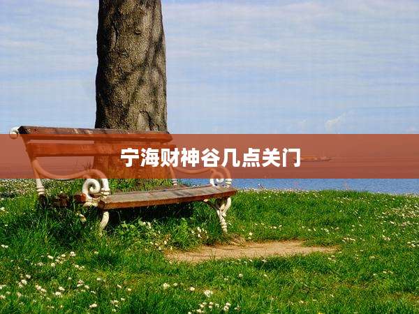 宁海财神谷几点关门