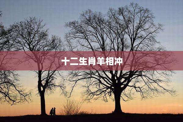 十二生肖羊相冲