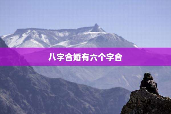 八字合婚有六个字合