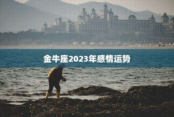 金牛座2023年感情运势