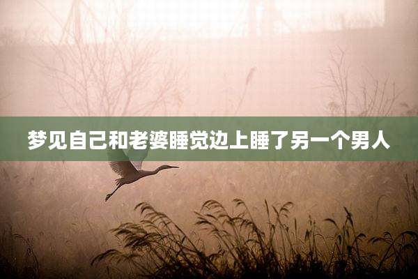 梦见自己和老婆睡觉边上睡了另一个男人