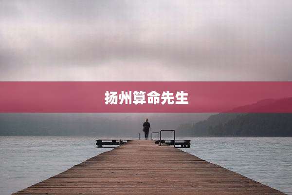 扬州算命先生