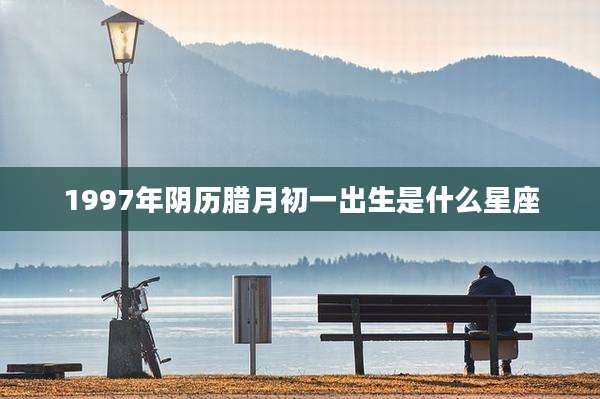 1997年阴历腊月初一出生是什么星座