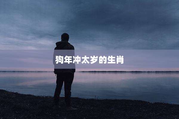 狗年冲太岁的生肖