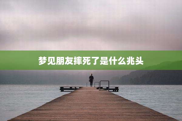 梦见朋友摔死了是什么兆头