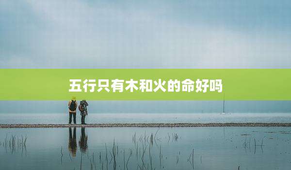 五行只有木和火的命好吗