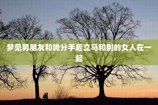 梦见男朋友和我分手后立马和别的女人在一起