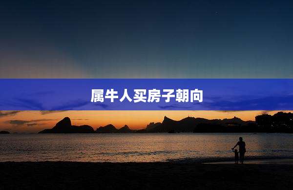 属牛人买房子朝向