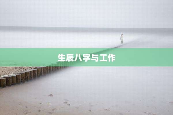 生辰八字与工作