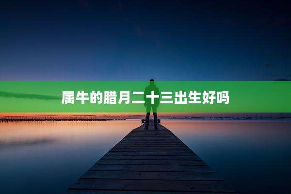 属牛的腊月二十三出生好吗