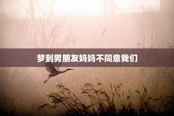 梦到男朋友妈妈不同意我们