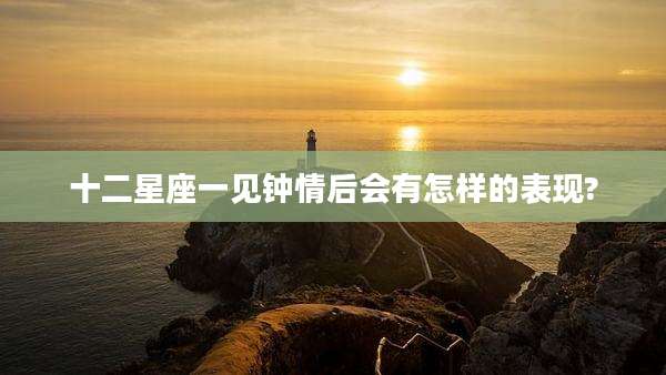 十二星座一见钟情后会有怎样的表现?