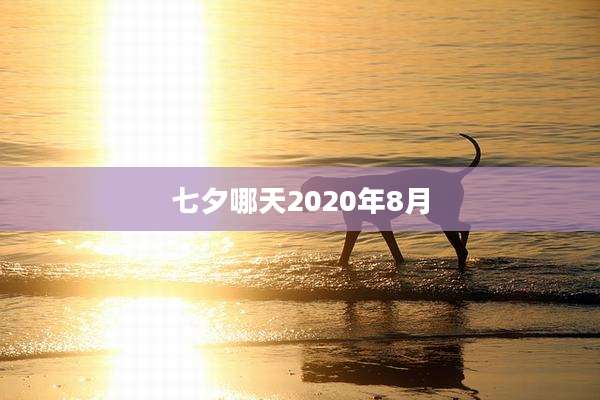 七夕哪天2020年8月