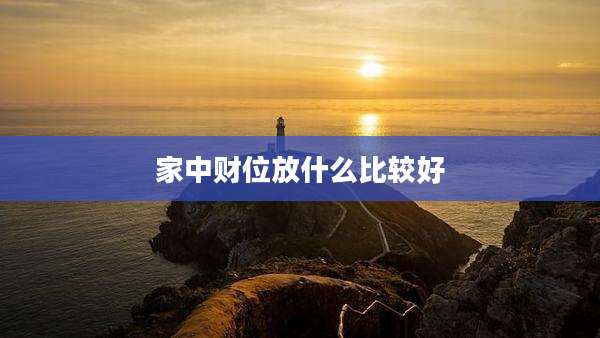 家中财位放什么比较好