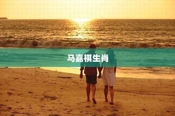 马嘉祺生肖