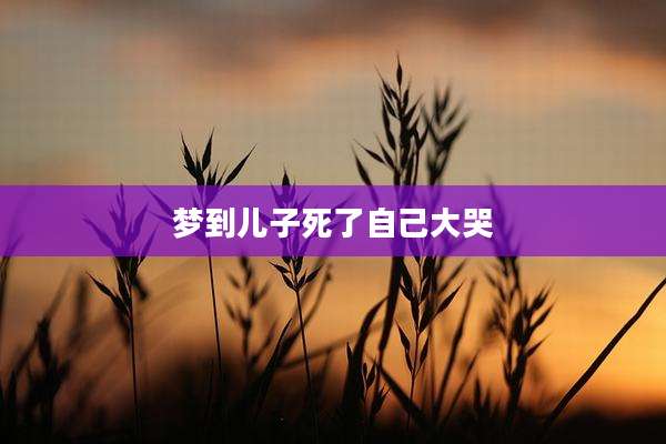 梦到儿子死了自己大哭