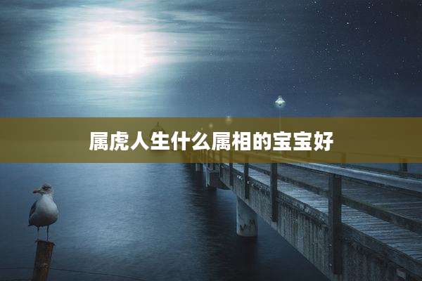 属虎人生什么属相的宝宝好