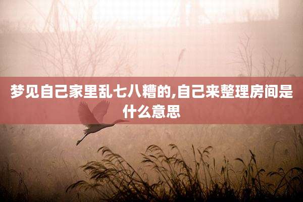梦见自己家里乱七八糟的,自己来整理房间是什么意思