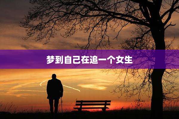 梦到自己在追一个女生