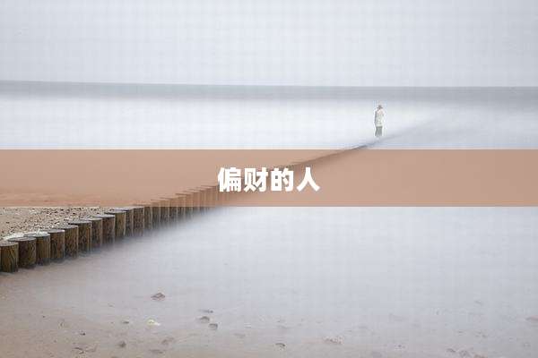 偏财的人
