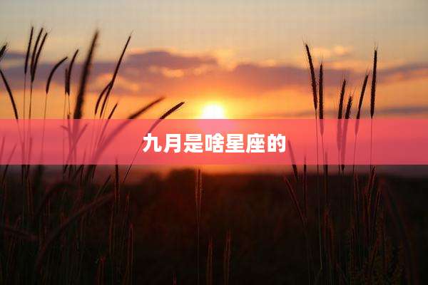 九月是啥星座的
