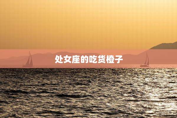 处女座的吃货橙子